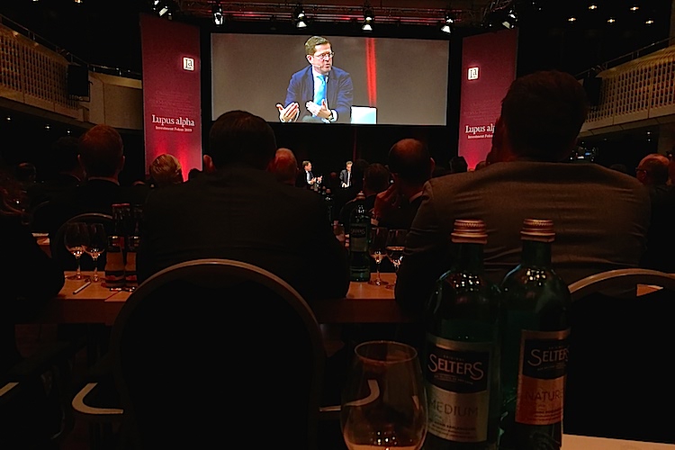 Karl-Theodor Guttenberg auf dem Lupus alpha Investmentfokus 2019