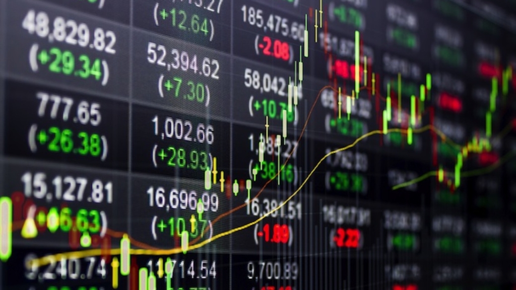 Kurstafel in der Börse