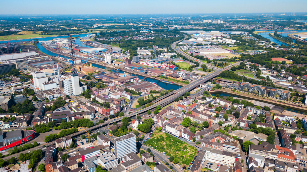 Duisburg von oben
