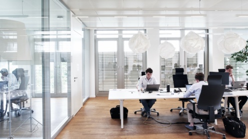 Innenansicht des Headquarters von Roland Berger.