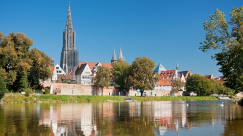 Symbolbild: Blick über die Donau auf Ulm