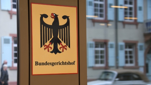 BGH-Schild mit Bundesadler