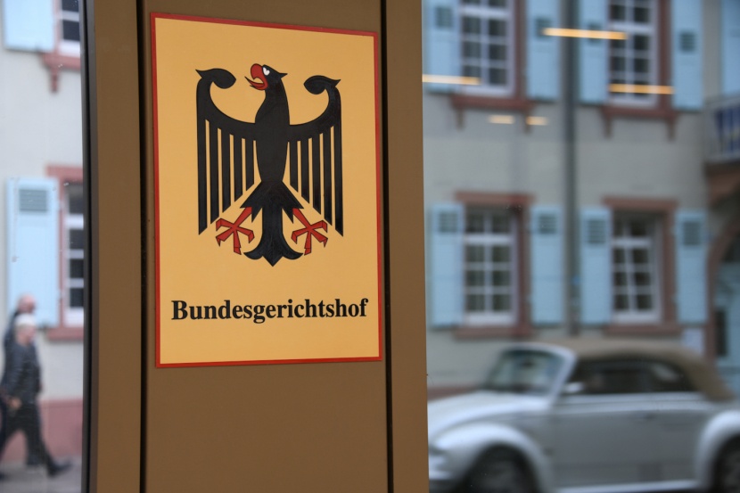 BGH-Schild mit Bundesadler