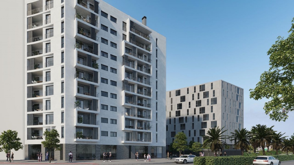 Elfstöckiges Hochhaus von AEW in Valencia