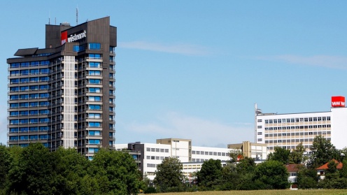 Panorama der Wüstenrot-Gebäude in Ludwigsburg