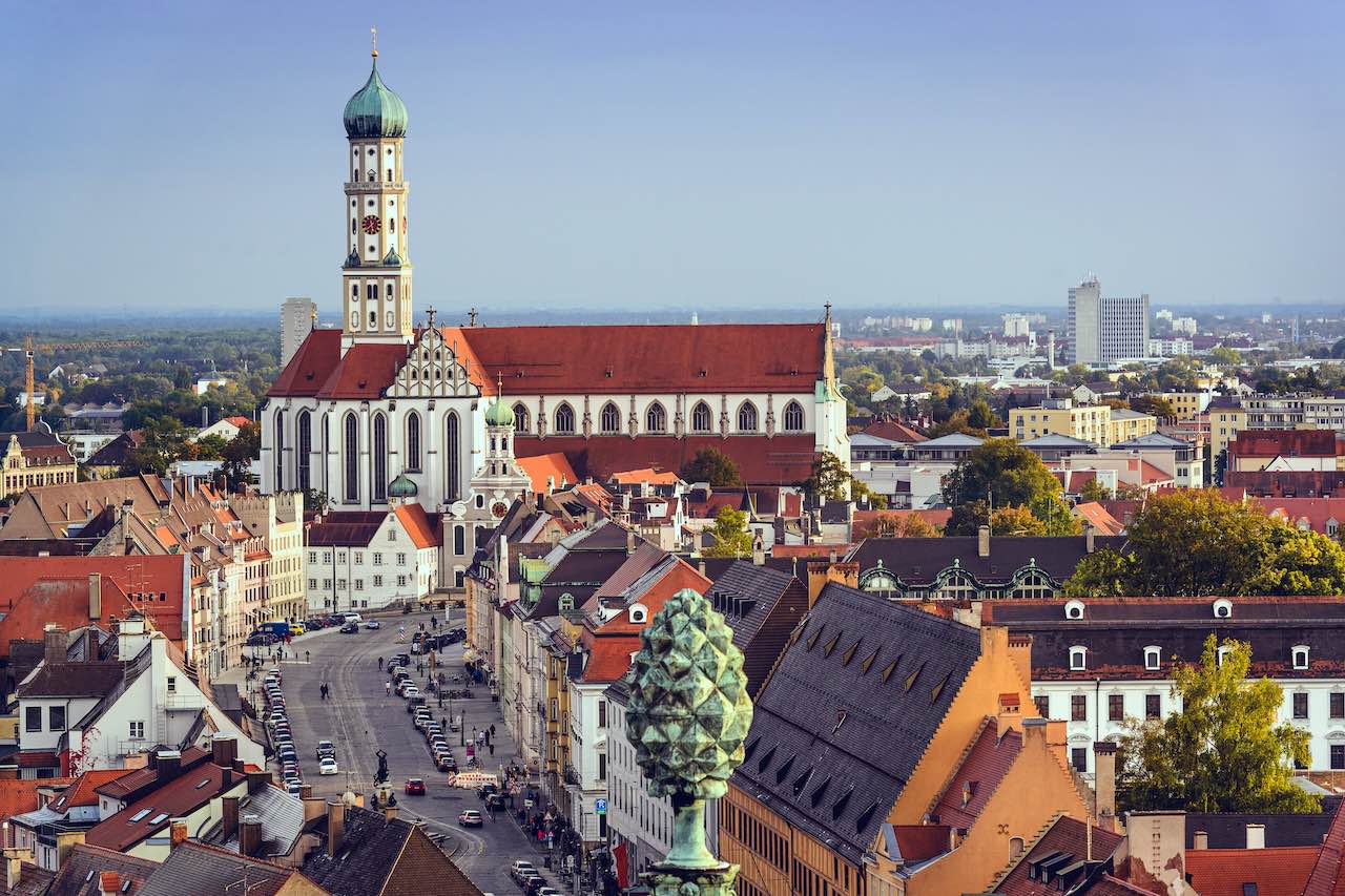 Altstadt des Corestate Investitionsstandorts Augsburg