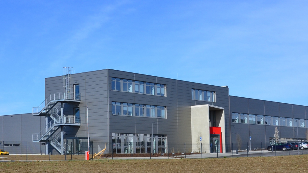 Außenaufnahme des Garbe Logistik Objekts in Bisingen