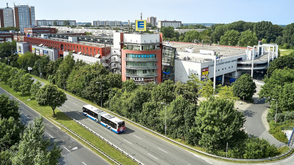 Luftaufnahme des "Warnow Park"