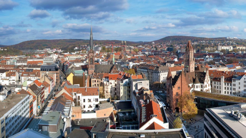 Luftaufnahme von Saarbruecken