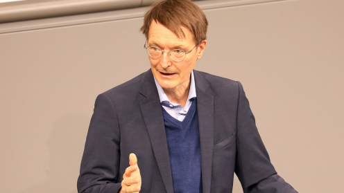 Karl Lauterbach im Bundestag