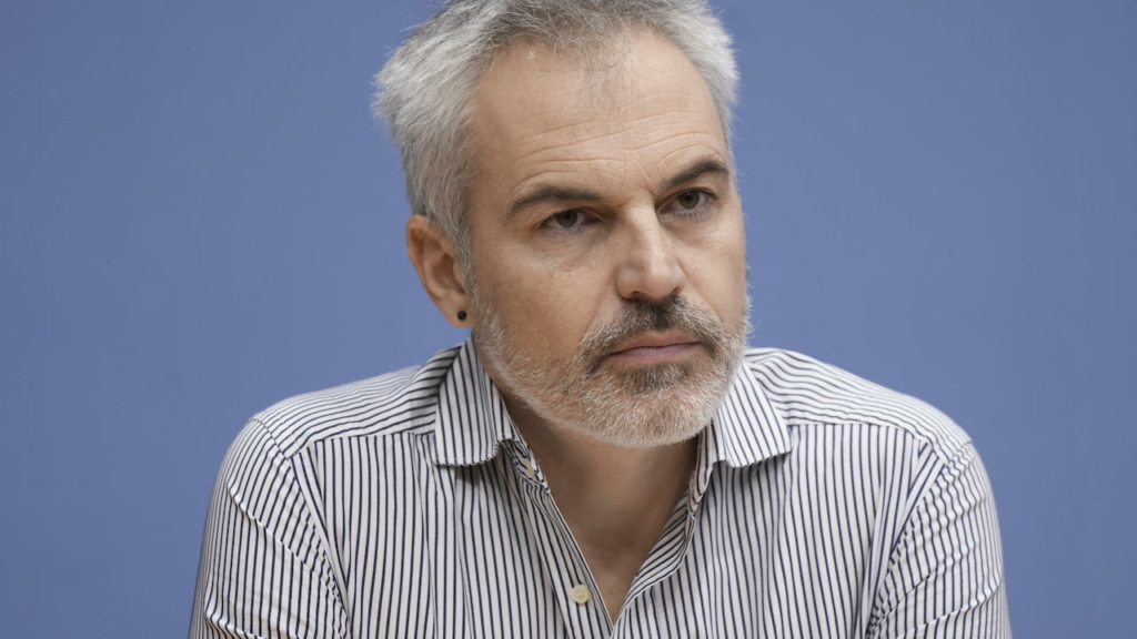 Aktuell, 16.12.2021, Berlin, Dr. Gerhard Schick, der Vorstand der Buergerbewegung Finanzwende e.V. im Portrait bei der Pressekonferenz zur Bürgerbewegung in der Bundespressekonferenz