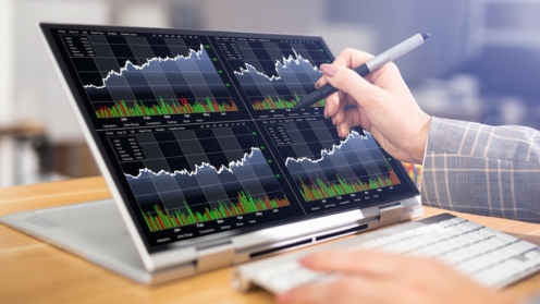 Rechner mit mehreren Kurs-Charts