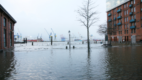 Hochwasser in Hamburg