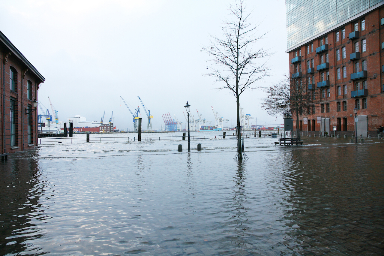 Hochwasser in Hamburg