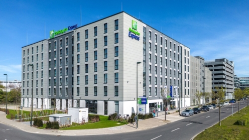 Außenaufnahme des Hotels in Düsseldorf