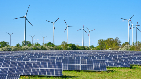 Solar und Wind Anlagen