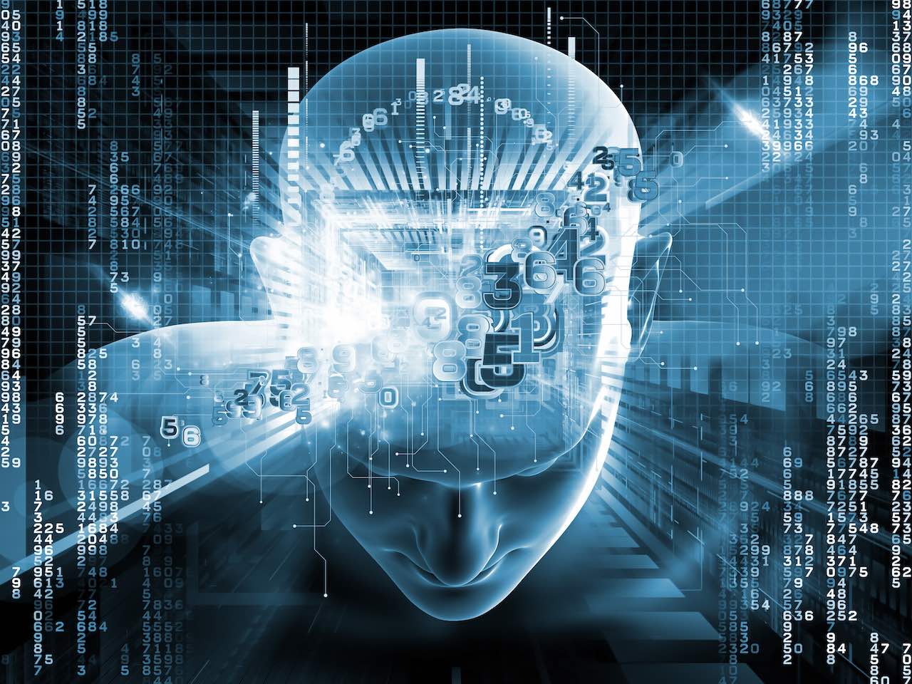 Computerkopf als Symbol für Kuenstliche Intelligenz
