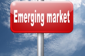 Schild mit der Aufschrift Emerging Markets