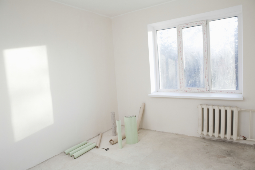 hintergrundbilder in der ecke der wohnung