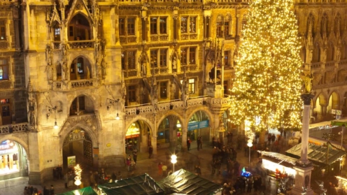 Weihnachtsmarkt München vor dem Rathaus