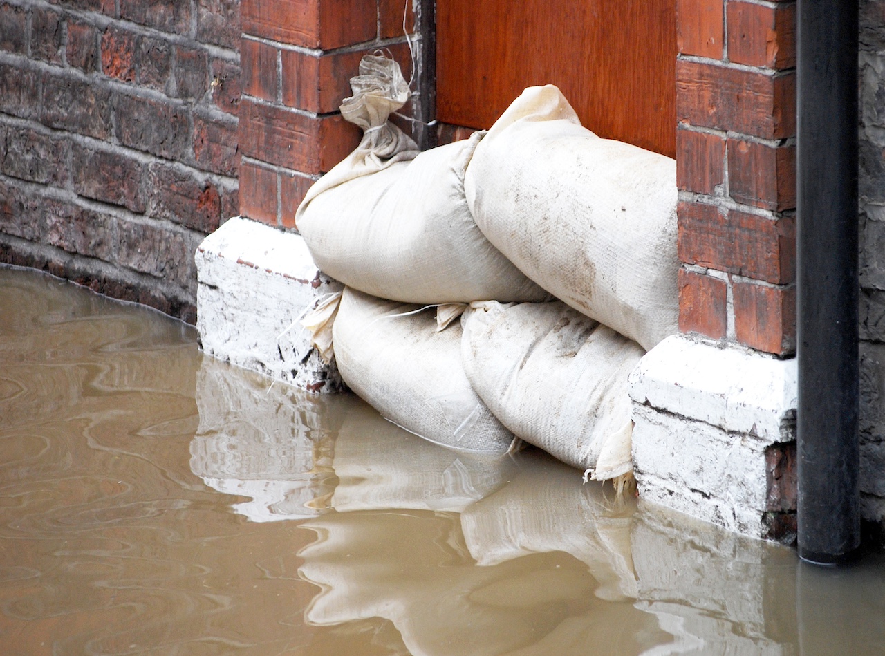 Hochwasserschutz bei Überschwemmung