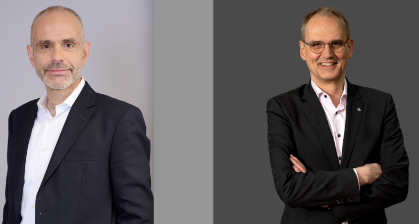Dr. Maximilian Happacher, Vorstandsvorsitzender der DAV und Dr. Friedemann Lucius, Vorstandsvorsitzender der IVS