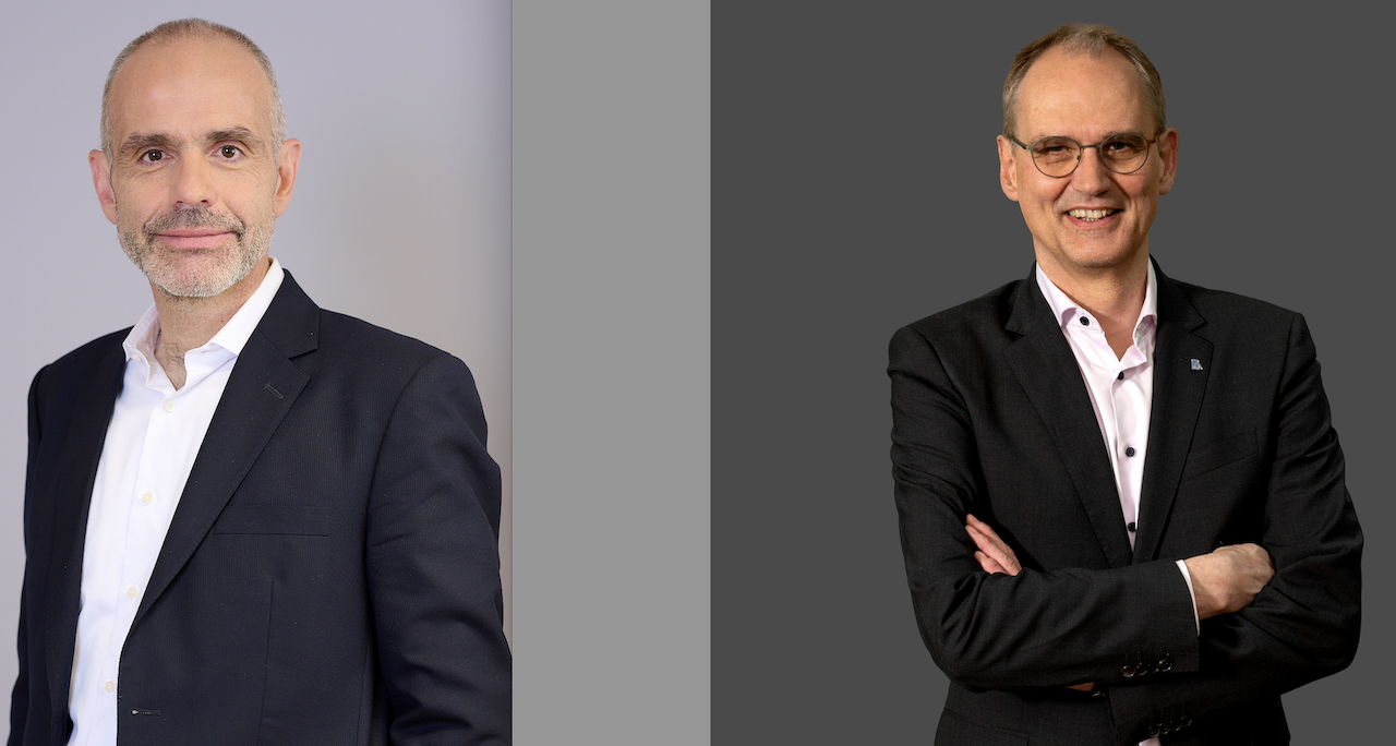 Dr. Maximilian Happacher, Vorstandsvorsitzender der DAV und Dr. Friedemann Lucius, Vorstandsvorsitzender der IVS