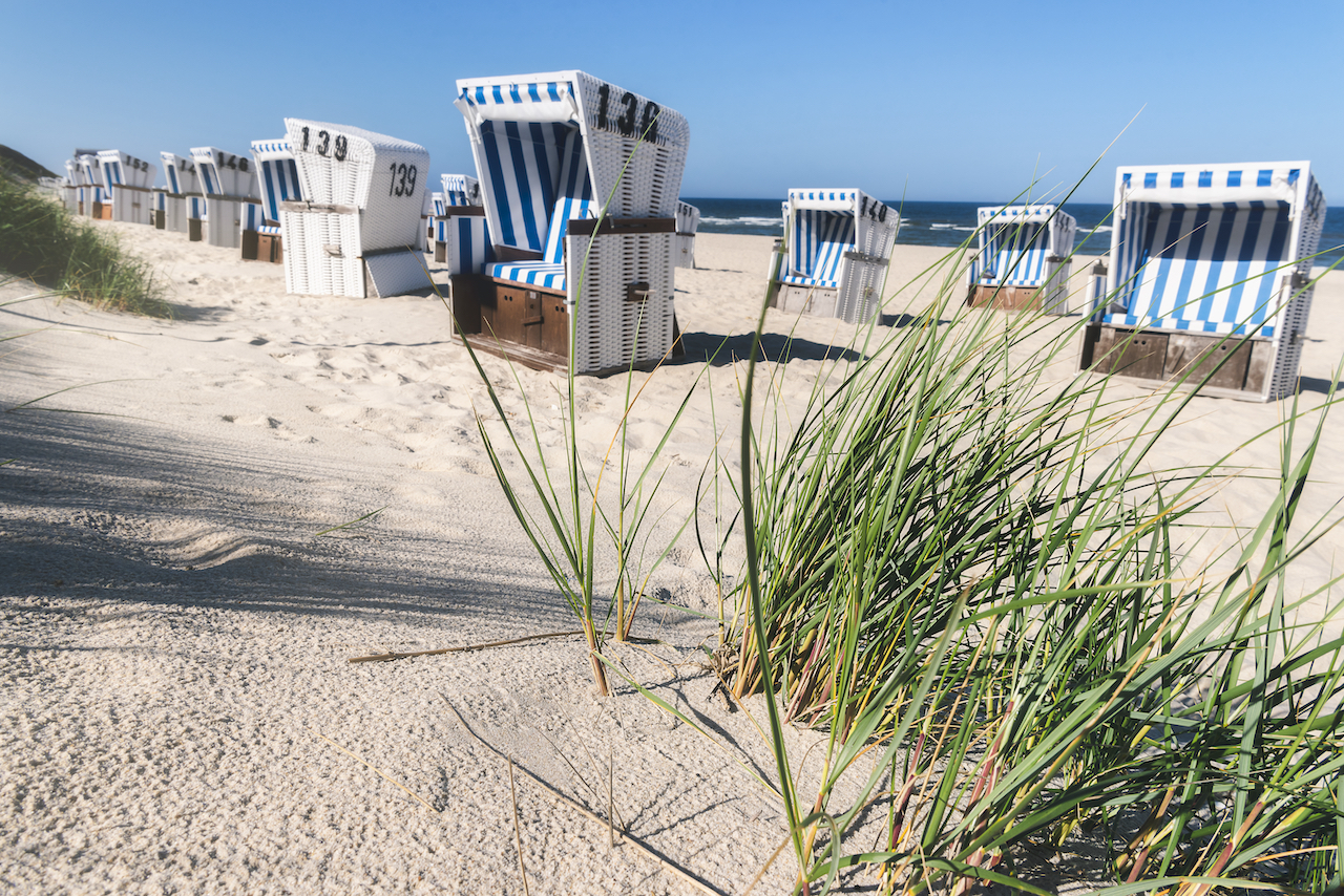 Strandkörbe auf Sylt