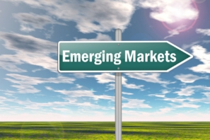 Schild mit der Aufschrift Emerging Markets