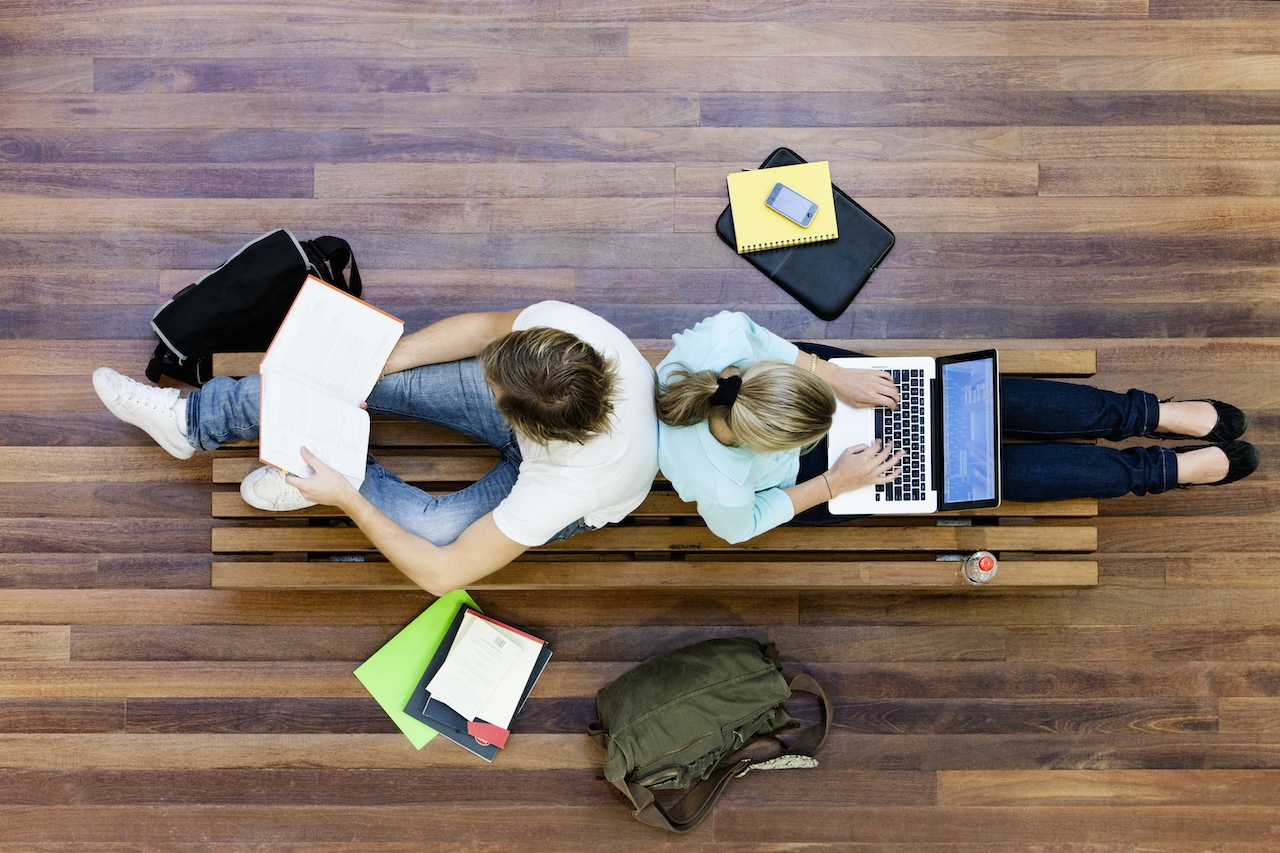 Studenten an Universität