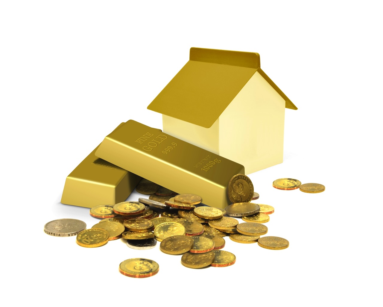 Gold, Geld und Haus