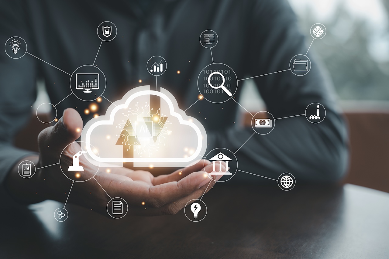 Business process automation and strategy concept