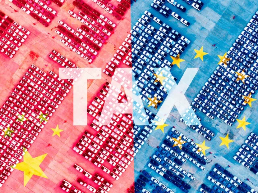 EU and new tariffs on Chinese electric cars. Automotive industry and trade policy. European policymakers protect domestic industry amid surging imports. Trade tensions. Global EV market competition.