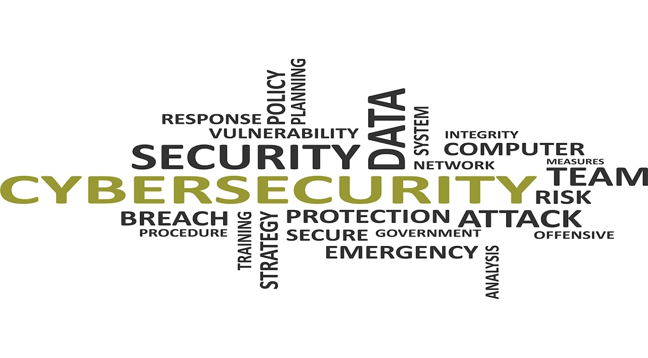 word cloud - cybersecurity