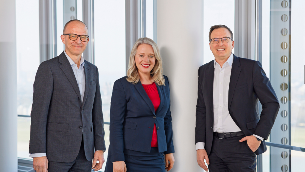 Peter Koßmann, Nina Henschel, Dr. Oliver Horn, Ergo Vorstände