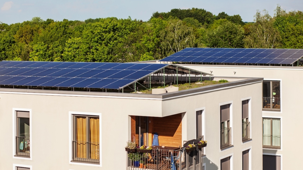 Solaranlage auf Hausdach