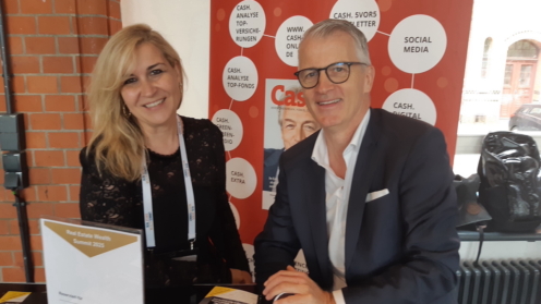 Anya Geest (Cash.) mit Jens Freudenberg (BVT)