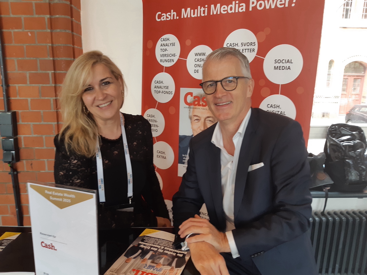 Anya Geest (Cash.) mit Jens Freudenberg (BVT)