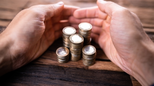 Geld sparen, Sicherheit in der Altersvorsorge, Geld zusammenhalten