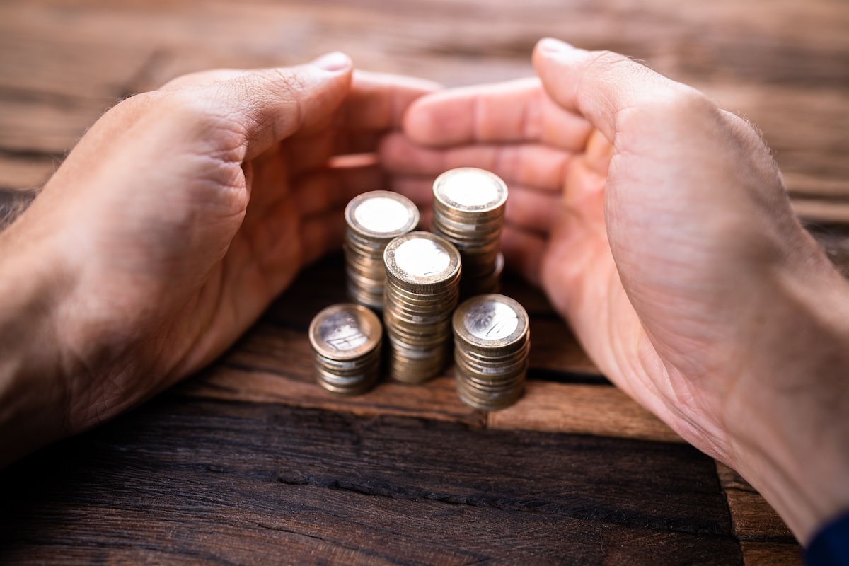 Geld sparen, Sicherheit in der Altersvorsorge, Geld zusammenhalten