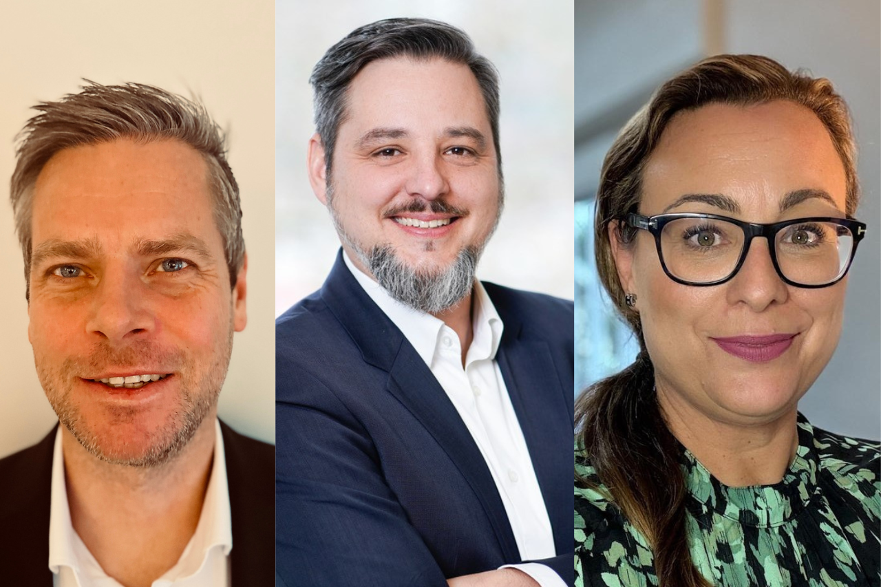 Marc-André Birth, Lars Messutat, Kerstin Ley (.v.li.), Chubb European Group