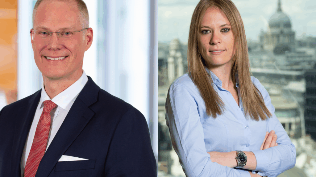 Ana Serdarevic, Head of M&A Transaction Advisory Services Central Europe bei Aon & Ulf Cramer, Head of M&A and Transaction Solutions Central Europe bei Aon