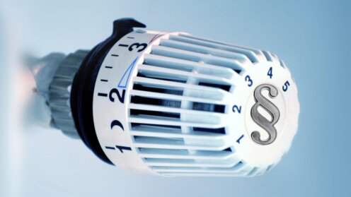 Heizungsregler mit §-Zeichen