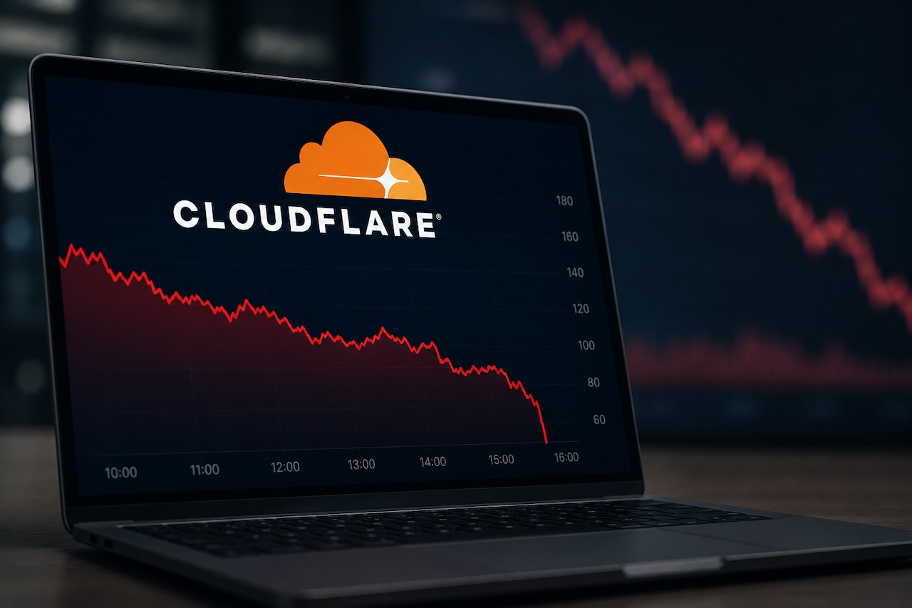Cloudflare-Kurs bricht ein