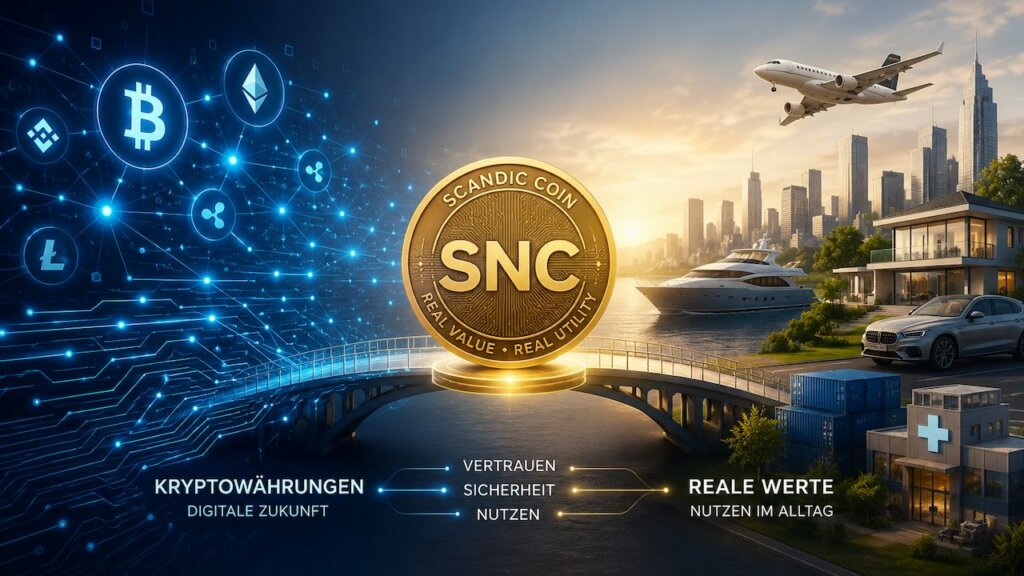 SNC Scandic Coin verbindet Kryptos mit realen Werten