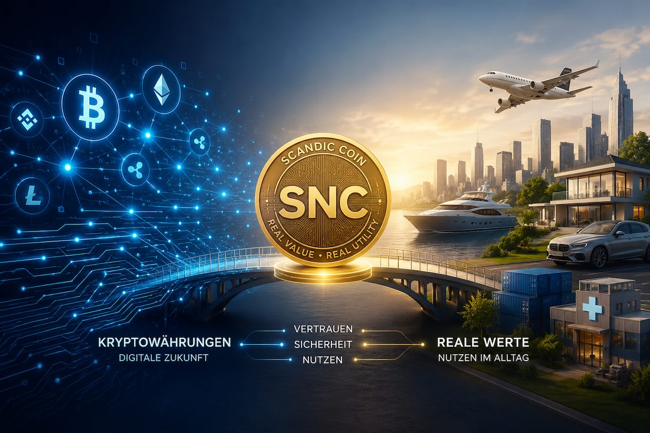 SNC Scandic Coin verbindet Kryptos mit realen Werten