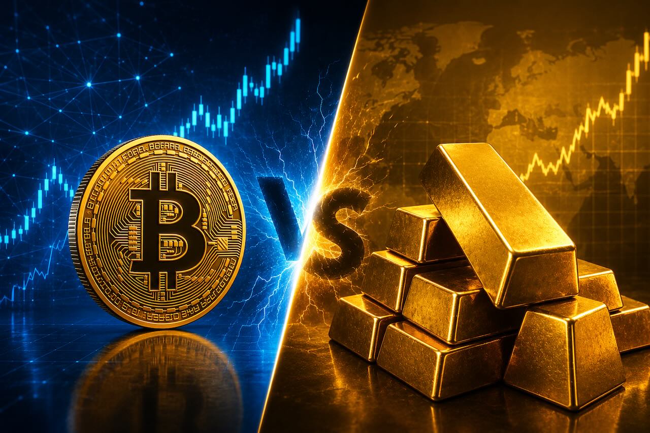 Bitcoin versus Gold