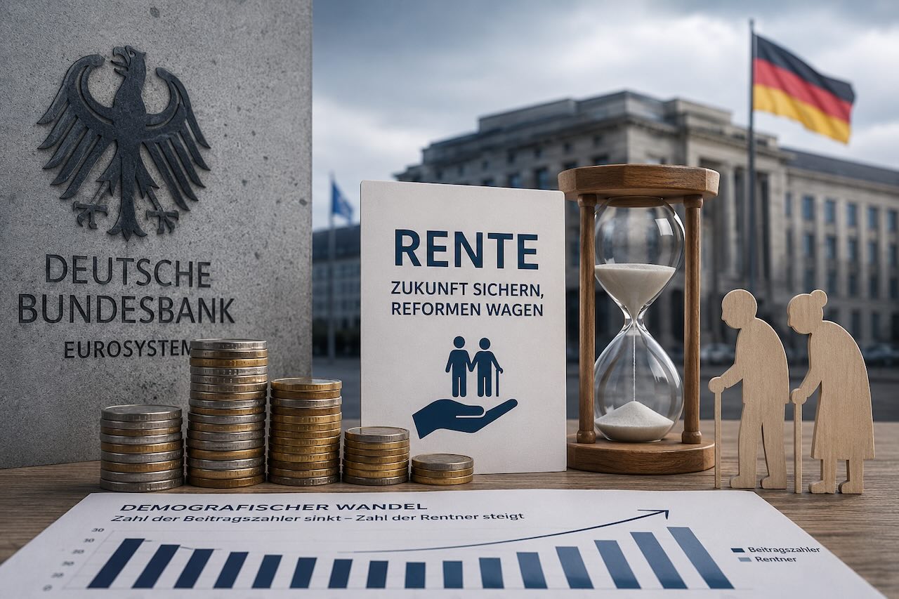 Bundesbank mahnt realistische Finanzierung der gesetzlichen Rente an.