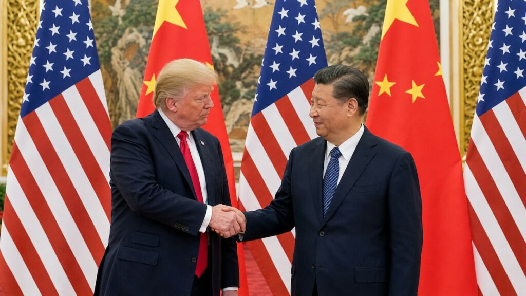 Donald Trump und Xi Jinping