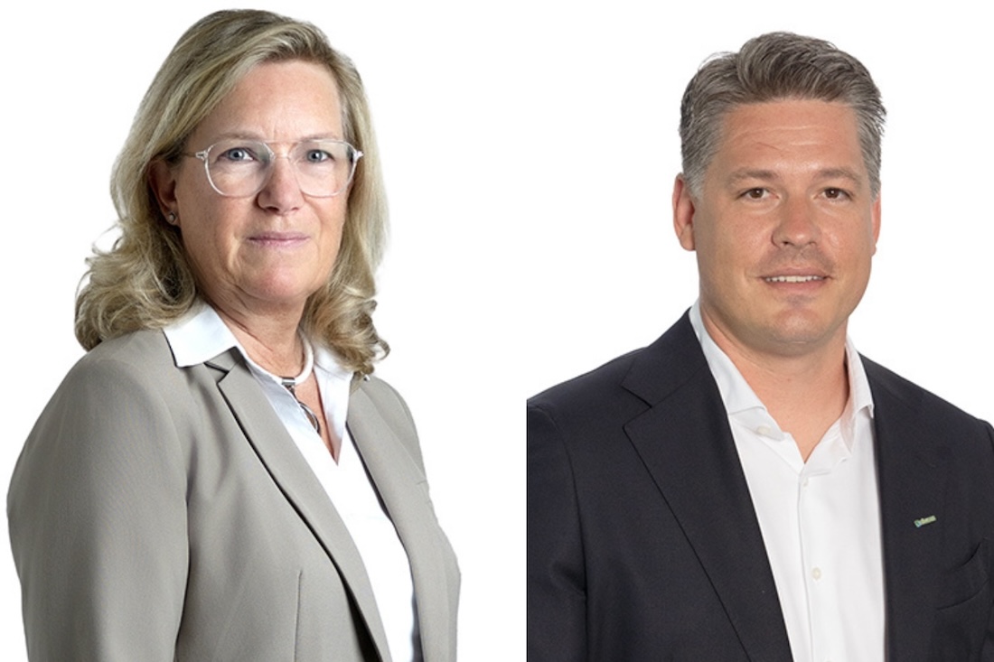 Angelika Endelmann (li.) und Südvers-Geschäftsführer Kolja Wangerin